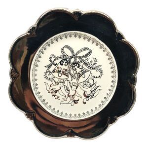 Royal Winton Gregg Wedding Cherub Decorative Plate Silver Vintage Valentine READ